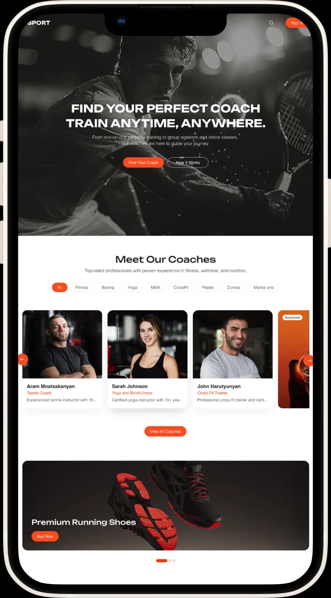 Browse Coaches